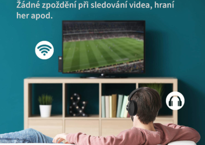 Wnad 2 - NÍZKÁ APTX PRODLEVA_ Žádné zpoždění při sledování videa, hraní her apod.